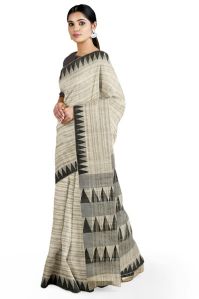 FINE QUALITY HANDLOOM MUSLIN SILK SAREE