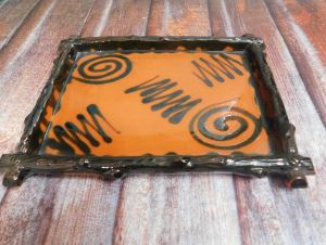 Terracotta Handmade Glazed Tray