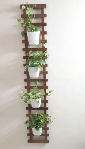 TEAKWOOD VERTICAL PLANTER STAND