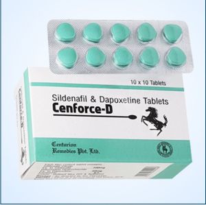 Cenforce D Tablets, Color : Light Green, Packaging Type : Paper Box