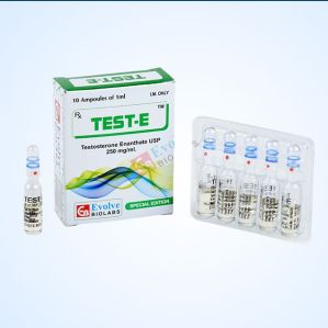 Test E 250 Mg Injection, Packaging Type : Glass Bottle