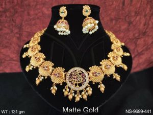 NS-9699-441 Kemp Stone Necklace Set
