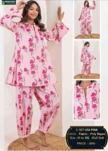 Ladies Stylis Pink Co-Ord Set