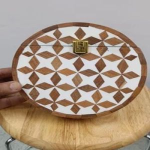 Round Wooden Clutch Standard