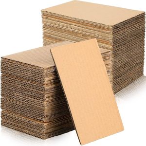 Plain Cardboard Corrugated Packaging Sheet, Color : Brown