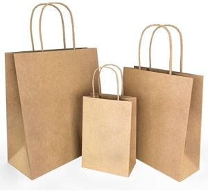 Plain Paper Bag, Color : Brown, Technics : Hand Made