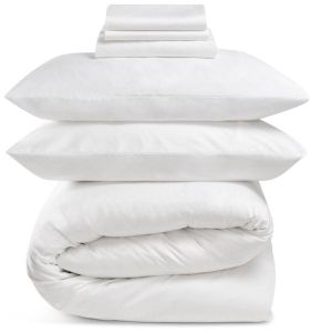 Cotton Plain Comforters, Color : White, Technics : Machine Made