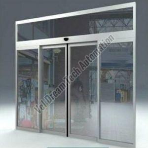 Polished Polycarbonate Automatic Sliding Door, Color : Multicolor