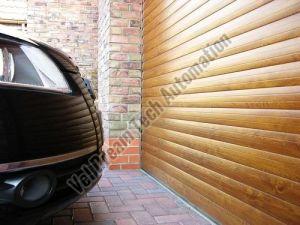 Wooden Automatic Rolling Shutter, Color : Brown For Shop