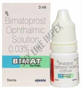 Bimat Eye Drops, Form : Liquid, Bottle Size : 3 Ml