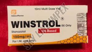 Galaxo Pharma Winstrol Stanozolol 100 Mg Injection, Form : Liquid