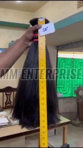 18 Inch Black Double Drawn Human Hair