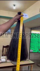 22 Inch Black Double Drawn Human Hair