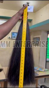 26 Inch Black Double Drawn Human Hair