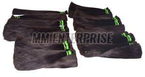 4 Inch Black Double Drawn Human Hair