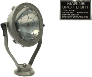 Steel Housing Marine Searchlight TG2B, Color : White