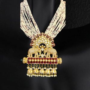 Regal Elephant Necklace Set