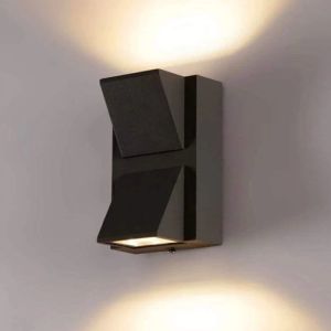 Aluminum LED Outdoor Wall Light, Lighting Color : Cool White