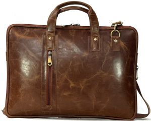 12x16x2.5 Inch Leather Laptop Bag