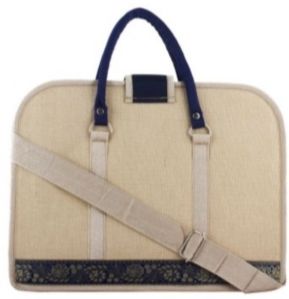 Jute Maresse Blue Floral Laptop Bag