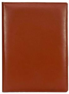 Plain Brown Leather File Folder