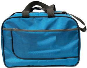 Polyester Sky Blue Travel Bag