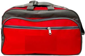 Red And Grey Travel Bag