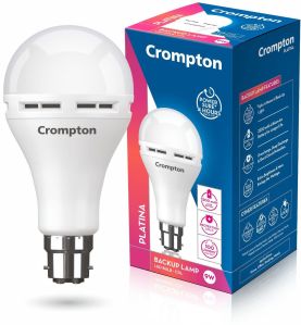 9W Crompton Back up LED Light, Color : White