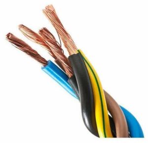 Coper & Plastic Electric Power Cable, Color : Multicolor