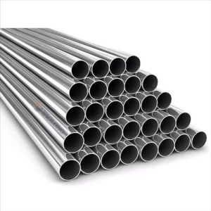 Polished Alloy Steel Seamless Pipe, Color : Silver for Industrial Use