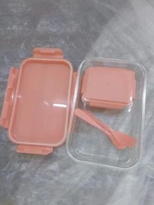 Designer Plastic Lunch Box, Shape : Rectangular for Food Packing