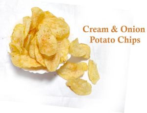 Cream &AMP;AMP; Onion Potato Chips