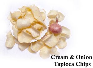 Cream & Onion Tapioca Chips