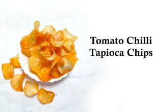 Tomato Chilli Tapioca Chips