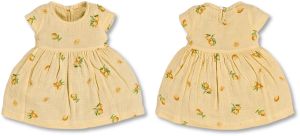 Alamco Baby Girl Printed Yellow Dress