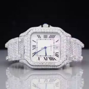 Mens Exclusively Luxury Fully Iced Out Hip Hop Watch