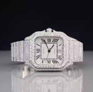 Mens High-Demand Moissanite Iced Out Luxury Sport Watch