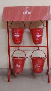 Fire Bucket Stand With Canopy