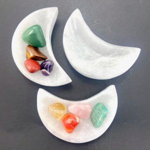 Selenite Moon Shape Bowl