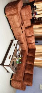 wooden sofa set
