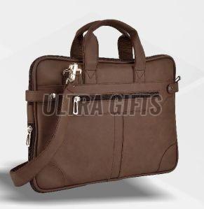 Plain Leather Laptop Bags