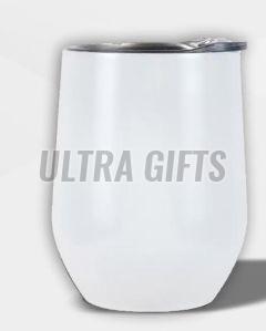 Plain Polished Steel Coffee Tumbler