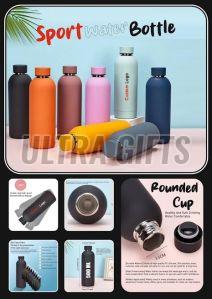 Gear Plus Plain Steel Water Bottle, Color : Silver