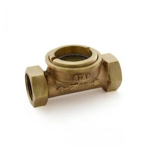 Plain Bronze Sight Glass Valve, Color : Copper Color for Fitting Use