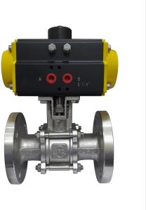 Pneumatic Actuator Operated Ball Valve