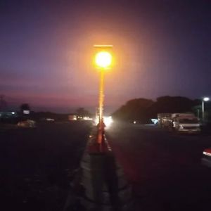 Solar Traffic Blinker Light