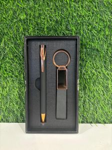 Plastic & Leather Pen Gift Set, Packaging Type : Velvet Box