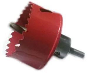 Hole Saw Cutter Machine, Color : White Red, Blade Material : Metal