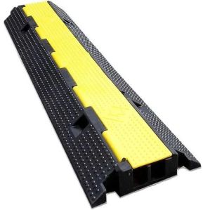 Rubber Cable Protector, Color : Yellow Black