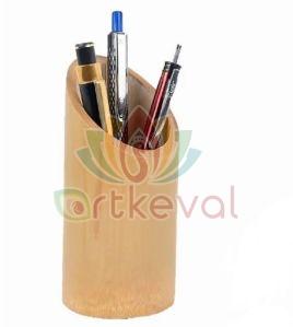 Bamboo Table Top Pen Holder, Packaging Type : Paper Box